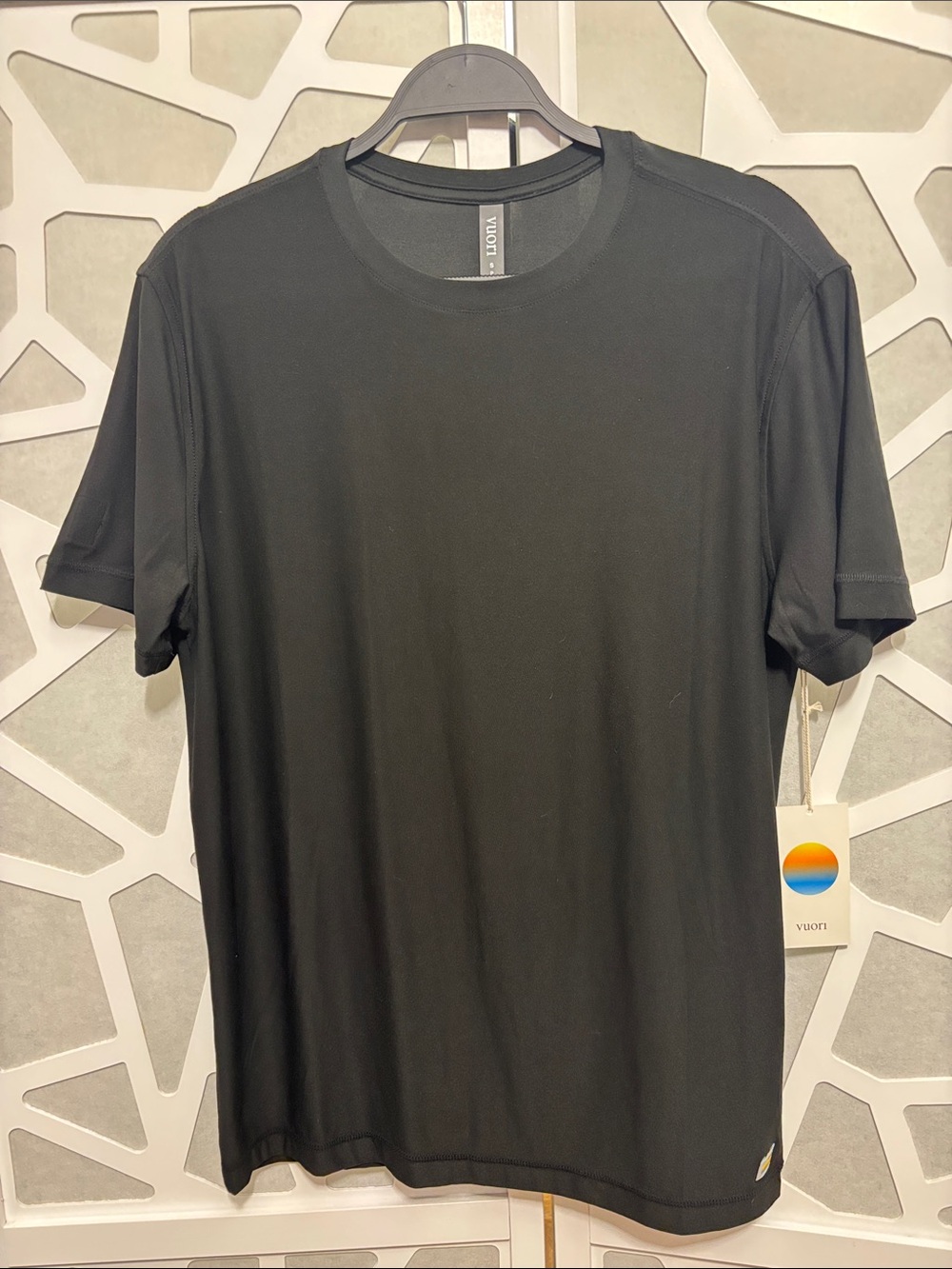 Vuori Black Short Sleeve Crew Tee